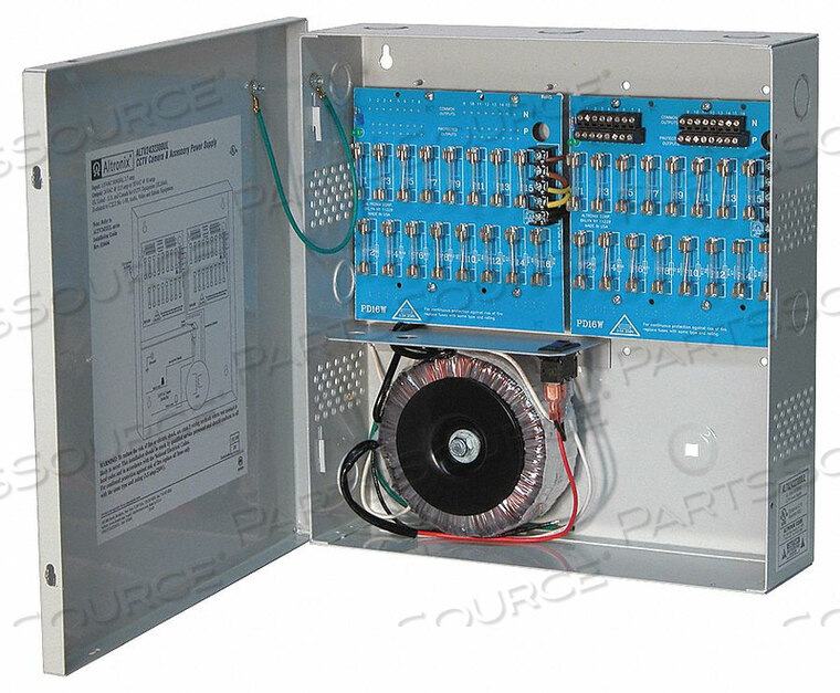 OEM#: ALTV2432300ULБЛОК ПИТАНИЯ 32 ПРЕДОХРАНИТЕЛЯ 24 В ПЕРЕМЕННОГО ТОКА @ 12,5 А от Altronix Corporation