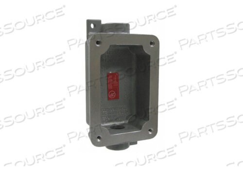 OEM#: FXB-6DEVICE BOX 1IN HUB 15.5CU-IN 2 HUBS от Hubbell Power Systems