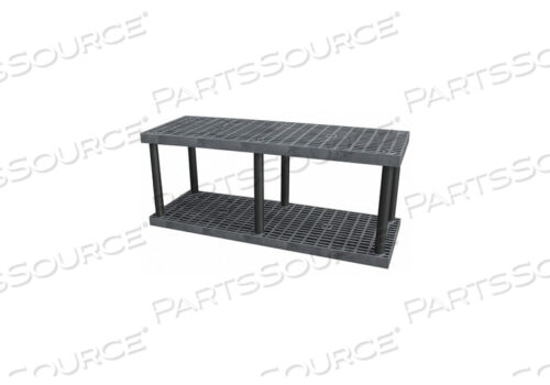 OEM#: S6624BPLASTIC SHELVING OPEN 27 H 2 SHELF by SPC Industrial