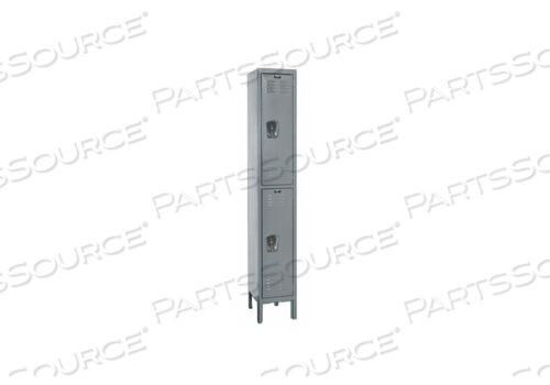 OEM#: U1286-2HGG3763 ШКАФЧИК ГАРДЕРОБНЫЙ LVRD 1 ШИРИНА 2 ЯРУСА СЕРЫЙ от Hallowell