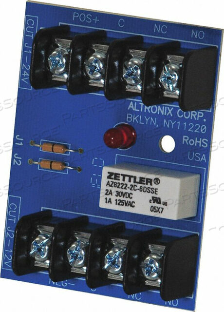 OEM#: МОДУЛЬ RBSTRELAY 6/12/24VDC 30MA DPDT от Altronix Corporation