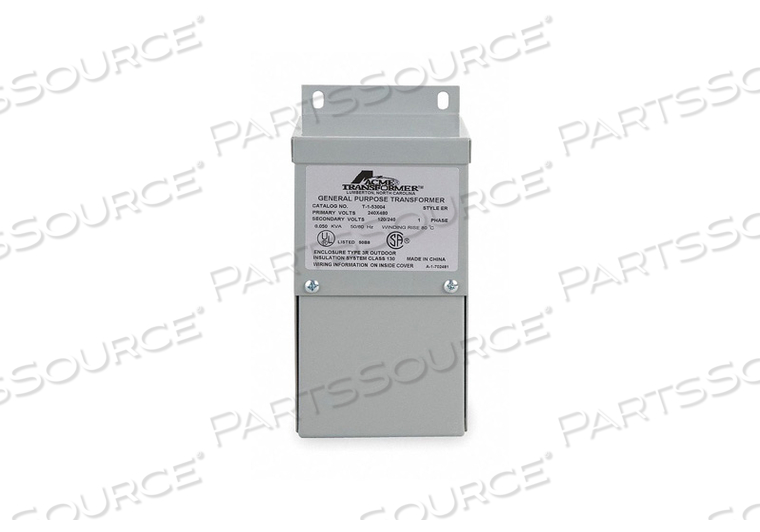 OEM#: T253012STRANSFORMER 2KVA 240VAC 480VAC от Acme Electric