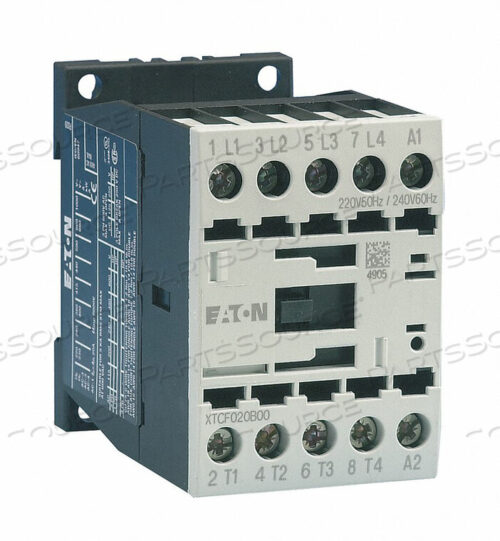 OEM#: XTCF020B00TDH2524 IEC МАГНИТНЫЙ КОНТАКТОР 24 В 12 А 4P ОТКРЫТЫЙ от Eaton