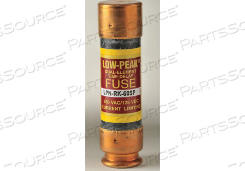 OEM#: LPN-RK-60SPFUSE, ЗАДЕРЖКА ВРЕМЕНИ, КЛАСС RK1, 250 В переменного тока, 60 А от Cooper Bussmann