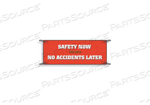 OEM#: 50909БАННЕР БЕЗОПАСНОСТИ 42 X 120 ДЮЙМОВ ВИНИЛОВЫЙ ENG от Brady Americas