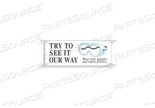 OEM#: 50912БАННЕР БЕЗОПАСНОСТИ 42 X 120 ДЮЙМОВ ВИНИЛОВЫЙ ENG от Brady Americas