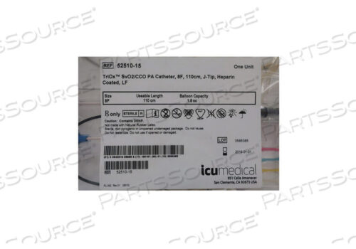 OEM#: 52510-15ОДНОРАЗОВЫЙ ОБЩИЙ КАТЕТЕР, ГЕПАРИН от ICU Medical, Inc.