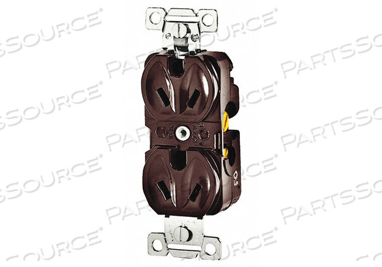 OEM#: 5762РОЗЕТКА КОРИЧНЕВАЯ 15A ЗАДНЯЯ/БОКОВАЯ 2 ПОЛЮСА от Hubbell Power Systems