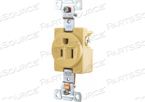 OEM#: 5251IREPTACLE IVORY SINGLE OUTLET BACK/SIDE от Hubbell Power Systems