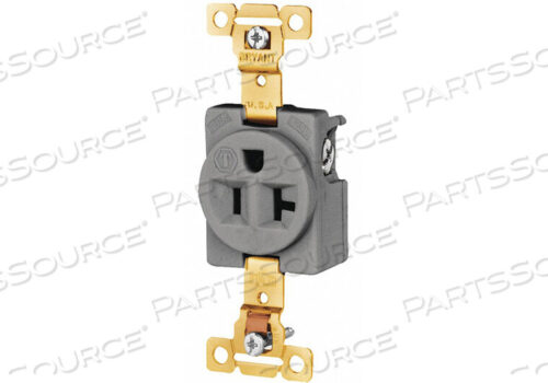 OEM#: 5361GRYROSEPTACLE GRAY 20A 3 WIRES FLUSH MOUNT от Hubbell Power Systems