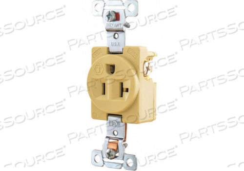OEM#: 5361IWRREPTACLE IVORY 20A 125VAC ДЛЯ СКРЫТОГО МОНТАЖА от Hubbell Power Systems