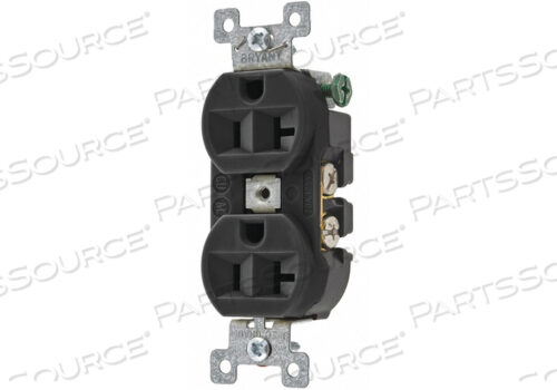 OEM#: 5362BBLKRECEPTACLE BLK 20A 125VAC DUPLEX OUTLET от Hubbell Power Systems