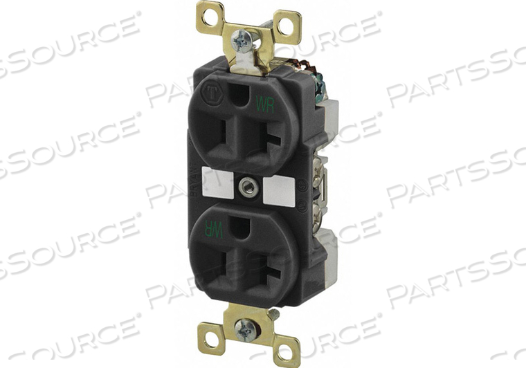 OEM#: BRY5362BLKWRREPTACLE BLACK 20A WEATHERRESISTED от Hubbell Power Systems