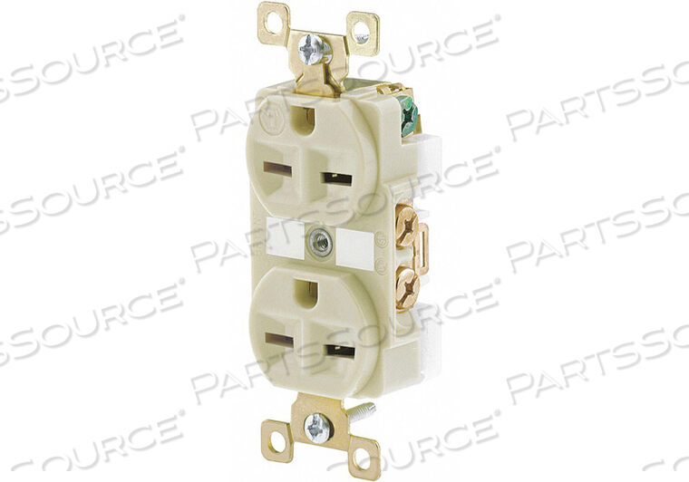 OEM#: 5662IREPTACLE IVORY 15A 6-15R NEMA CONFIG. от Hubbell Power Systems