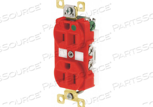 OEM#: BRY8200REDLRECEPTACLE КРАСНЫЙ 15A 125VAC С ПОДСВЕТКОЙ от Hubbell Power Systems