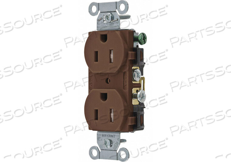 OEM#: CBRS15WRREPTACLE WHITE 15A BACK/SIDE WNNING от Hubbell Power Systems