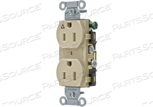 OEM#: CR15IGIRECEPTACLE IVORY 15A NYLON SIDE WINNING от Hubbell Power Systems