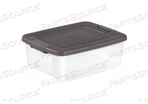 OEM#: 19363V06STORAGE TOTE CLEAR/GRAY 25 QT. 7-3/4 H от Sterilite