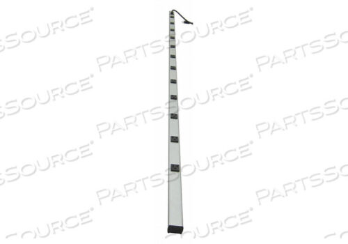 OEM#: 52NY33 КОЛОНКА РОЗЕТОК, 6 ФУТОВ, 15 А, 125 В переменного тока, 14 AWG, NEMA 5-15P НА NEMA 5-15R, СЕРАЯ от Power First