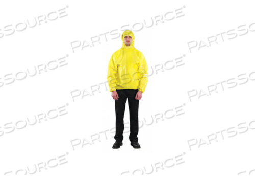 OEM#: 683000DISPOSABLE HOODED JACKET 4XL YELLOW PK35 by Ansell Healthcare