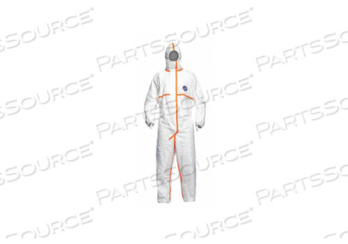OEM#: TJ198TWHXL0025PIJ6006 ЭЛАСТИЧНЫЙ БЕЛЫЙ КОМБИНЕЗОН С КАПЮШОНОМ XL PK25 от DuPont