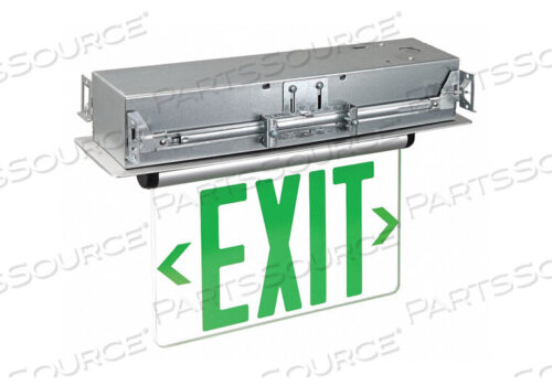 OEM#: 53RH95ЗНАК ВЫХОДА 3.0 Вт СВЕТОДИОД ЗЕЛЕНЫЙ АЛЮМИНИЕВЫЙ БУКВА от Lumapro Products