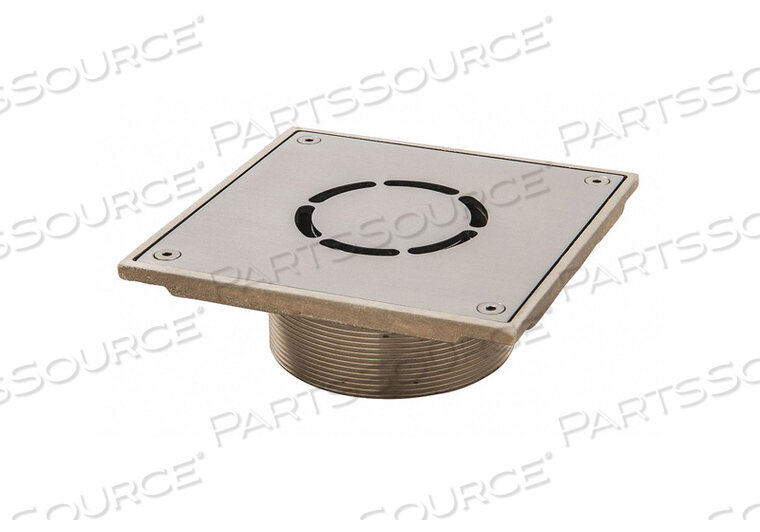 OEM#: WHDG-6SQРЕШЕТКА ДЛЯ СЛИВА В ПОЛОВИНЕ С КВАДРАТНЫМИ ПРОРЕЗЯМИ 2-1/4 H от BestCare LLC