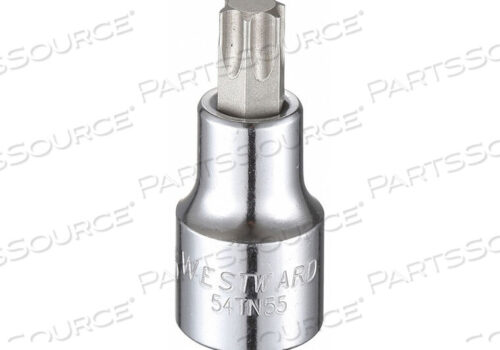 OEM#: 54TN55НАСАДКА TORX(R) 1/2 T55 НАКОНЕЧНИК 2-1/2 L от Westward