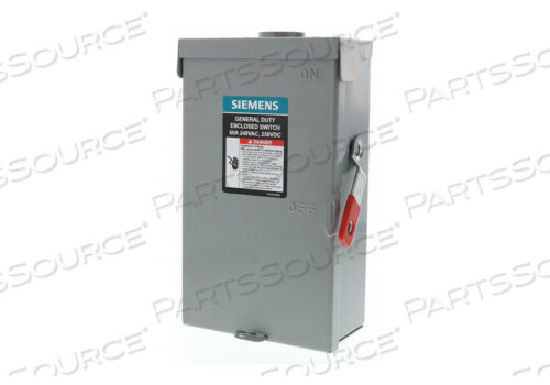 OEM#: GF222NRASAFETY SWITCH ОБЩЕГО НАЗНАЧЕНИЯ 2 ФАЗЫ от Siemens