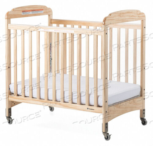 OEM#: 2532040NEXT GEN SERENITY FIXED-SIDE COMPACT CLEARVIEW CRIB - NATURAL by Foundations
