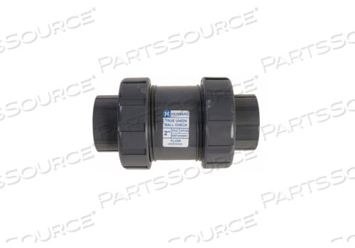 OEM#: TC1250SETRUE UNION CHECK VALVE PVC 2-1/2 SOCKET by Hayward