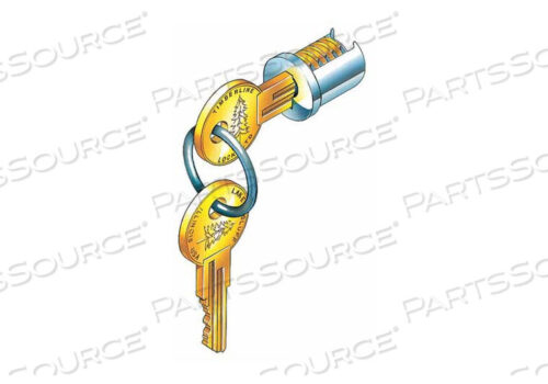 OEM#: C700LP-KD-15LOCK CYLINDER SATIN NICKEL KEY DIFFERENT от CompX