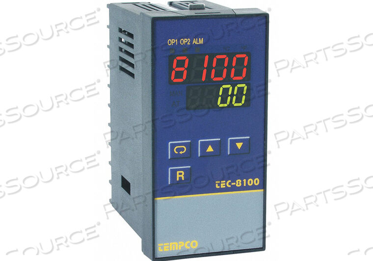 OEM#: TEC34015TEMP CTRL 90-250VAC 1/8DIN 1SSR/1RELAY by Tempco