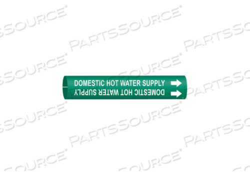OEM#: 4318-CPIPE MARKER БЫТОВОЕ ГОРЯЧЕЕ ВОДОСНАБЖЕНИЕ GN от Brady Americas