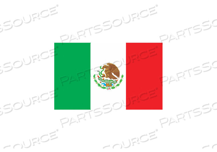 OEM#: 195712ФЛАГ МЕКСИКИ 5X8 ФУТОВ НЕЙЛОН от Annin Flagmakers