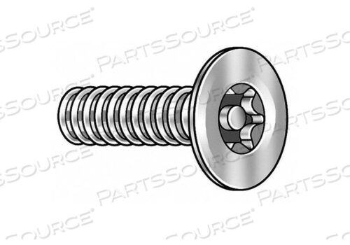 OEM#: 400585ВИНТ MACH FLAT 6-32X1 1/4 L PK50 от Tamperproof Screw Company, Inc.