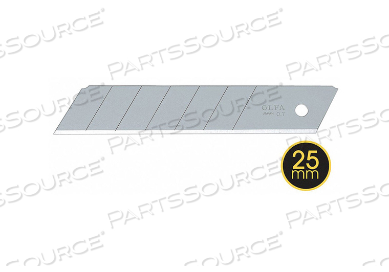 OEM#: HB-20BSNAP-OFF UTILITY BLADE 25MM W PK20 by Olfa