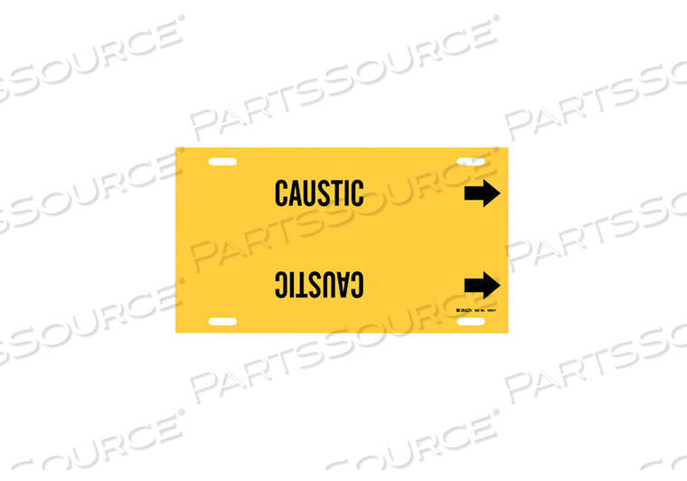 OEM#: 4020-FPIPE MARKER CAUSTIC YELLOW 6 TO 7-7/8 IN от Brady Americas