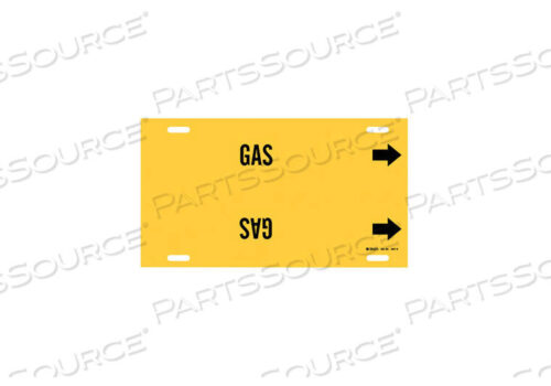 OEM#: 4067-GPIPE MARKER GAS YELLOW 8 TO 9-7/8 IN от Brady Americas