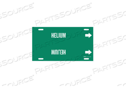 OEM#: 4074-FPIPE MARKER HELIUM GREEN 6 TO 7-7/8 IN от Brady Americas