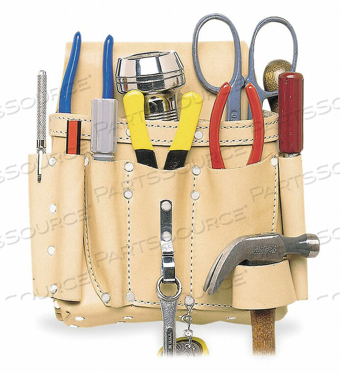 OEM#: 521TOOL POUCH 8 POCKET TOP GRAIN LEATHER от CLC (Custom Leathercraft)