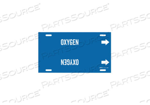 OEM#: 4107-GPIPE MARKER OXYGEN BLUE 8 TO 9-7/8 IN от Brady Americas