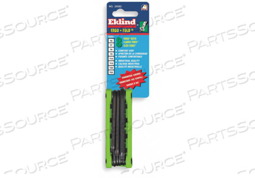 OEM#: 25582 НАБОР СКЛАДНЫХ КЛЮЧЕЙ TORX 8 ПРЕДМЕТОВ от Eklind Tool Company