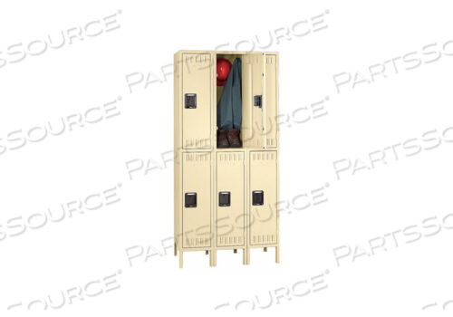 OEM#: DTS-121536-3SDШКАФЧИК ГАРДЕРОБНЫЙ LVRD 3 ШИРИНЫ 2 ЯРУСА ПЕСОЧНЫЙ от Tennsco Corp.