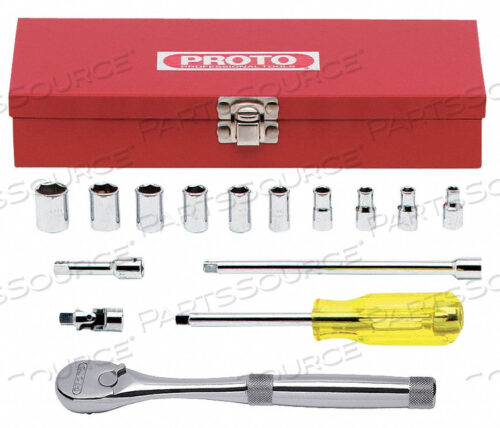 НАБОР ТОРЦЕВЫХ КЛЮЧЕЙ SAE 1/4 ДЮЙМА DR 15 ШТ.