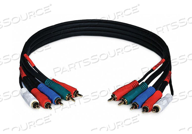 OEM#: 5355RCA КАБЕЛЬ RG-59/U 5 RCA 1,5 ФУТА от Monoprice, Inc.