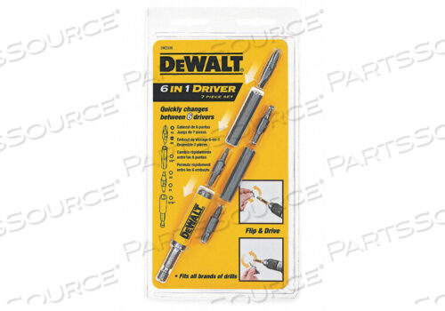 OEM#: DW2336 НАБОР ОТВЕРТОЧНЫХ БИТ 7 ПРЕДМЕТОВ 1/4 ХВОСТОВИК от DeWalt