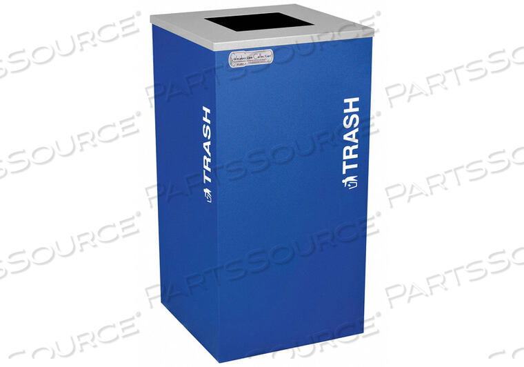 OEM#: 5UJD4МУСОРНЫЙ КОНТЕЙНЕР КВАДРАТНЫЙ 24 ГАЛЛОНА СИНИЙ от Tough Guy