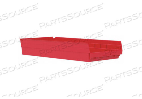 OEM#: 30174REDF8909 ЯЩИК ДЛЯ ПОЛКИ 23-5/8 ДЮЙМА, Д 4 ДЮЙМА, В КРАСНЫЙ от Akro-Mils / Myers Industries, Inc.