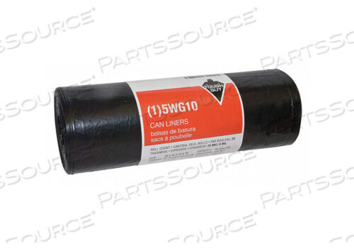 OEM#: 5WG10МУСОРНЫЕ МЕШКИ 44 ГАЛЛОНА ЧЕРНЫЕ PK25 от Tough Guy